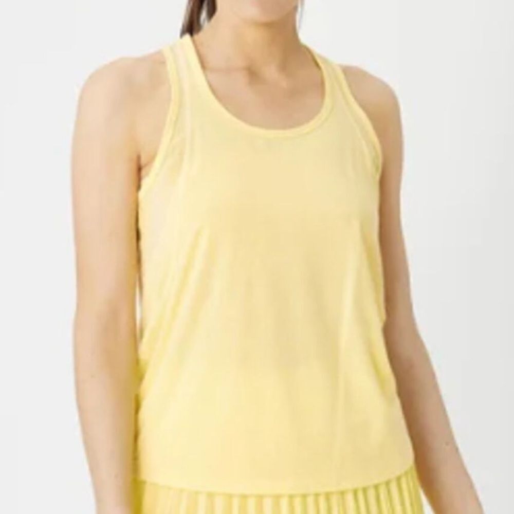 Nwt New Eleven Venus Williams Yellow Kudos Sleeveless Tank Top M Athletic